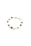 Amethyst & Seashell Natural Stone Necklace and Bracelet |   Gold Tone Spacer Beads, Nickel Free - 5