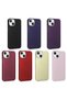 iPhone 15 Compatible Ata Premier Silicone Case-Red - 2