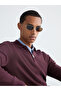 Polo Neck Men's Knitwear Sweater - 3