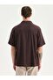 Regular Fit Short Sleeve Men's Textured Shirt - 4