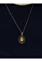 Natural Stone Tiger's Eye Natural Stone Women's Natural Stone Authentic Necklace Euk27Bkg - 3