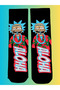 Special Series Happy Colorful Morty Aloha Patterned Socks Fun Comfortable Stylish Design Style Socks