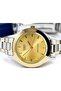 Women's Gold Dial Stainless Steel Analog Watch - LTP-1128G-9ARDF - 2