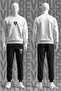 Al Hilal Printed Soft Fabric 3 Thread Cotton Sh Fleece-Lined Crew Neck Sweatshirt and Sweatpants