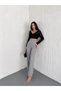Beli Velcro Waist Closure Palazzo Women's Fabric Trousers/Women's Palazzo Pants with Velcro Waist Closure - 3