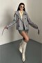 Women's Mock Neck Belted Short Lined Melton Coat - 6