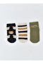 Patterned Baby Boys' Ankle Socks 3-pack