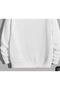 Oversized at Printed Sweater Highlights the Simplicity of White and the Free Spirit of Horse Themes. - 2