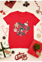 New Year Printed Unisex Children's T-Shirt, Christmas Themed, 100% Cotton