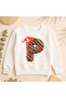 Sweatshirt Casual Front Side Printed 100% Cotton Fancy Crew Neck Oversize