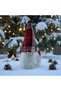 Illuminated Gnome Christmas Ornament, Cute Dwarf Lighted Ornament, Decorative Table Ornament Gnome, 15 cm - 8