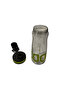 650 ml Sports Water Bottle – Water Bottle with Locking Lid, Spout, and Strap - Black - 5