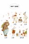 New Year Cute Animals Glass Wall Sticker Set - Christmas Ornament Decor Set - 2