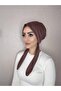 Brown Four-Season Wear Plain Cotton Shawl Scarf