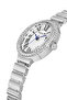 Oval Case Roman Numerals Women's Wristwatch Silver Color Pl-1568B2X