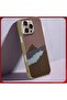 iPhone 16 Pro Max Hard TPU Case with Shockproof Bumper, Textured Non-Slip Brown (A) - 6