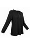 Women's Winter Season Button Detail Comfortable Fit Blouse - 2
