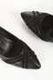 Black Stone Detailed Short Thick Heeled Comfortable Daily Evening Dress Shoes - 5