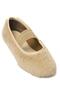 Women's Plush Ballet Flats Elastic Mink Furiva - 2