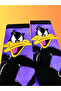 سلسلة خاصة من الجوارب ذات النمط الملون Happy Daffy Duck، جوارب سوداء ممتعة ومريحة وذات تصميم أنيق - 8