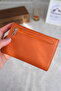 Genuine Leather Women's Wallet Orange 1222 - 8