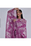 A dress with silver leaf prints - 2
