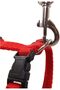 Reflective Adjustable Cat Collar and Harness with Leash (Red) - 5