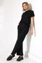 Rabbit Embroidered T-Shirt Pants Modal Top and Bottom Set - 5
