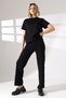 Rabbit Embroidered T-Shirt Pants Modal Top and Bottom Set - 4