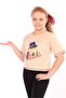 Girl's Printed Crew Neck Short Sleeve T-Shirt