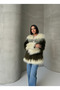 Soft Textured Fur Coat - 4