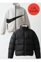 Unisex Reversible Oversize Double Pocket Fleece Puffer Jacket