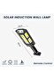 مصباح حائط يعمل بالطاقة الشمسية PP-900C مزود بـ 59 مصباح LED COB - مستشعر حركة، جهاز تحكم عن بُعد، مقاوم للماء IP6 - 2