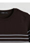 Esvab • Modern & Distinctive Zero Roba Collar Striped Women's Knitwear Sweater - 7