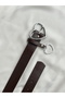 Women's Heart Buckle Basic Women's Trouser Belt, Coat Belt, Dress Belt, Shirt Belt Length110 Width3 - 3