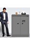 Double Door Cabinet Safe Box 1.2m, Digital & Key Lock, RB-120BMG, Grey (120 x 90 cm) - 2