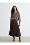 Lcw Vision Beige V-Neck Oversize Women's Knitwear Sweater - 4
