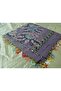 Ve Reyhan Handmade Needlework Writing, Scarf, Yemeni, Mevlit Shawl, Gift with 4 Edges Embroidered - 7