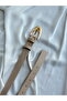 Women's Gold Stylish Trouser Belt, Jacket Belt, Dress Belt Size 110 - Width 2.2 cm - 3