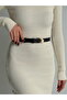 Women's Gold Stylish Trouser Belt, Jacket Belt, Dress Belt Size 110 - Width 2.2 cm