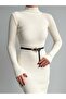 Women's Gold Triangle Model Useful Trouser Belt, Coat Belt, Dress Belt Size 120 Cm- Width 1.5 cm - 2