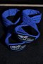 Sports Wristband Dark Wrist Wraps, 8 Loop Lifting Straps Blue, Sports Knee Pad Knee Wraps Legend Set of 3 - 6