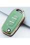 Megane 4 Joy - Clio 5 Captur Taliant Express Sustalı 3 Button Nano Key Case Green Gold Color