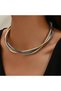 Minimalist Gold Tone Necklace