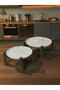 Alpina Set of 2 Black Bamboo-Legged Porcelain Presentation Plates 17cm and 26cm, Serving Plate - 4