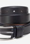 Genuine Leather 3.5cm Men's Suit Stitched Classic Belt 518 Dark Blue - 3