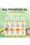 Papaya & Coconut Oil Natural Hair and Skin Care Moisturizing Body Massage Oil - 2