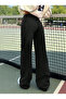 Women's Low Waist Denim Pants with Rips - 2