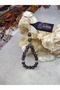 Amethyst Natural Stone Rosary Keychain