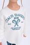 Girl's Winter Set with Embroidery Detail Sweatshirt and Velvet Leggings with Fleece Lining - 6